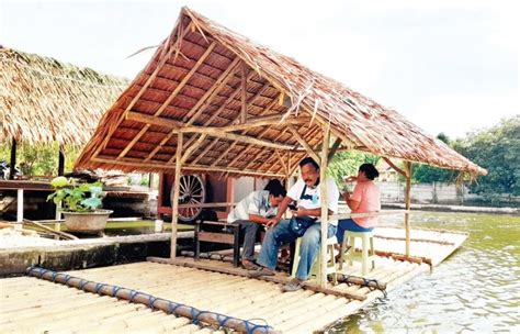 Rumah makan saung babeh setu menu  Saung getek tempat ngabuburit yang epik, Saung Babeh Tangerang Selatan